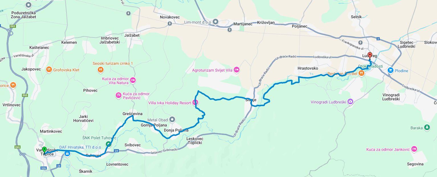 camino-ruta-varazdinske-toplice-ludbreg