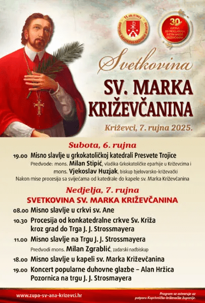 Svetkovina sv. Marka Križevčanina svetkovina-sv-marka-krizevcanina